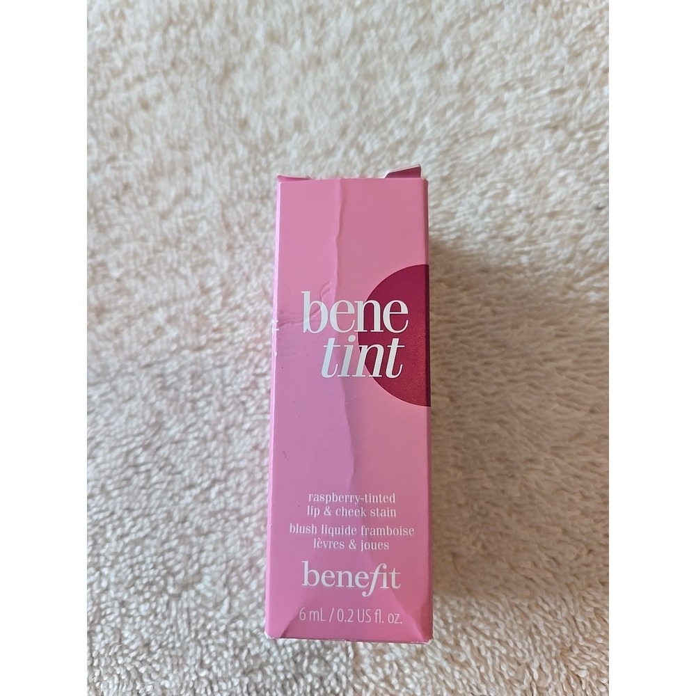 Benefit Benetint Lip and Cheek Tint Raspberry Full Size 6 ml Longwear Stain